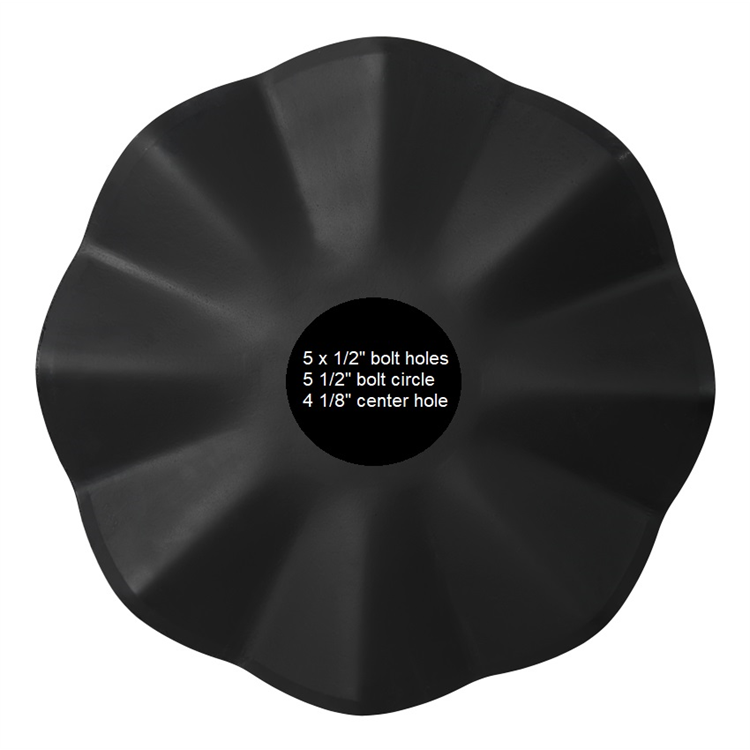 Coulter Blade, 8 Wave, 22" x 5.0mm, to fit Salford 5 Bolt Gaber Distributors